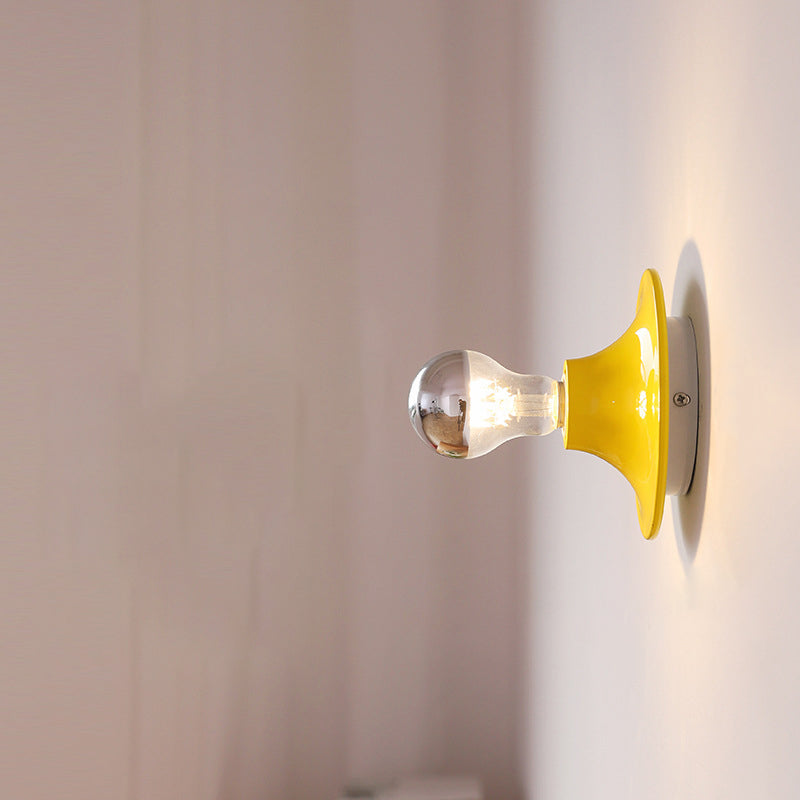 UFO Shape Iron Bedroom Wall Lamp