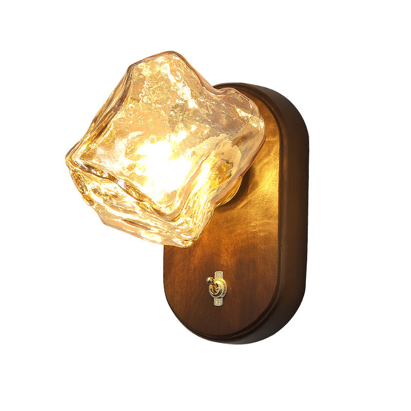 Oval Ice Cube Shape Wall Lamp