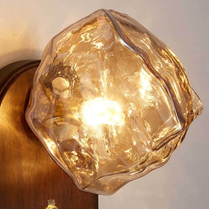 Oval Ice Cube Shape Wall Lamp