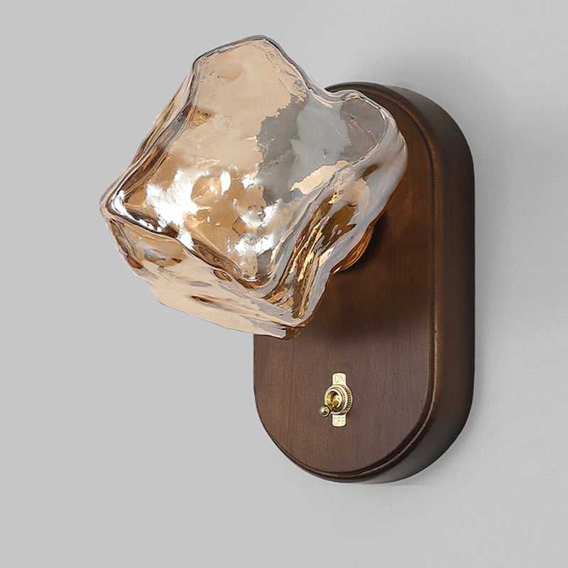 Oval Ice Cube Shape Wall Lamp