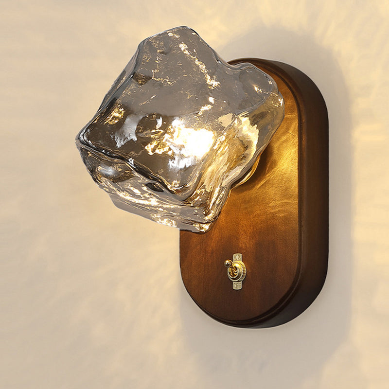 Oval Ice Cube Shape Wall Lamp