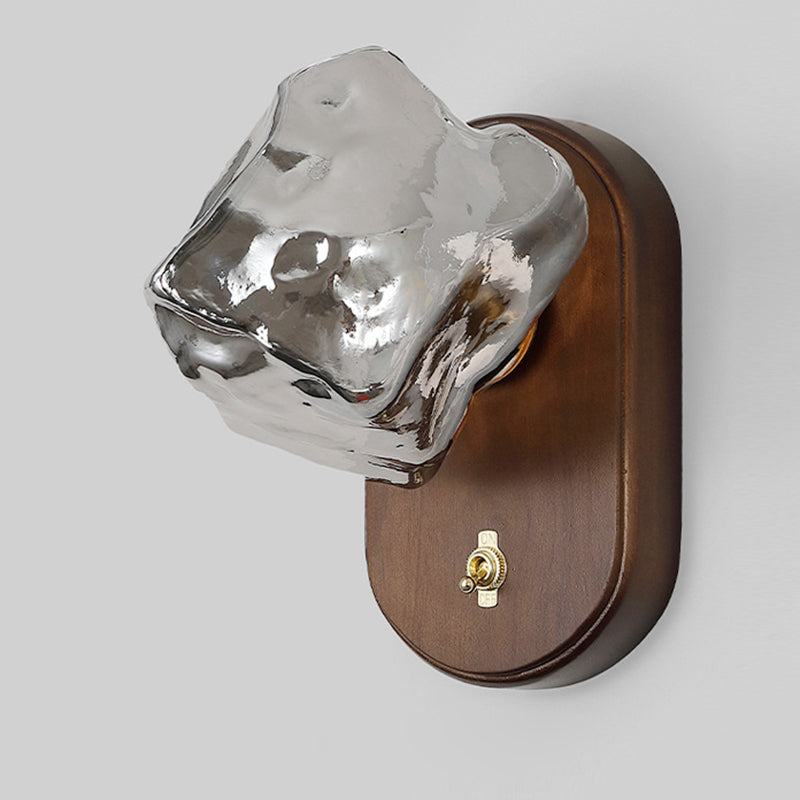 Oval Ice Cube Shape Wall Lamp