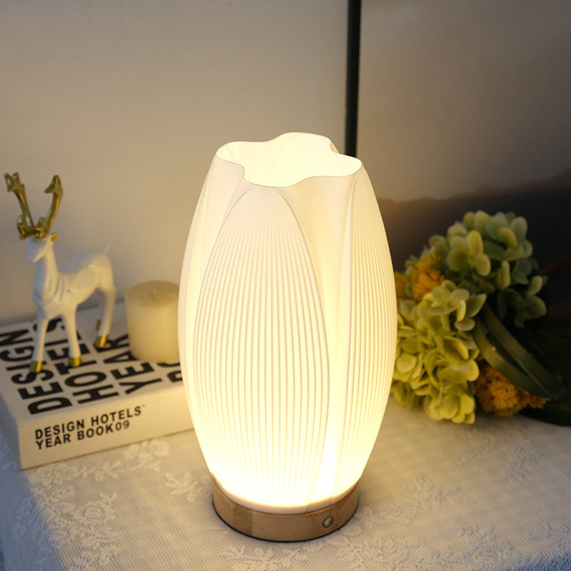 3D Curved Wave Tulip Table Lamp