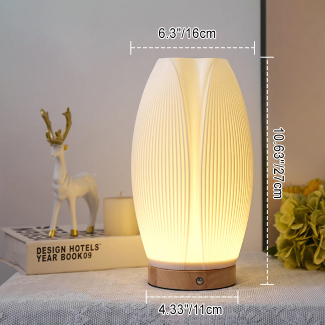3D Curved Wave Tulip Table Lamp