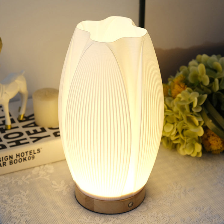 3D Curved Wave Tulip Table Lamp