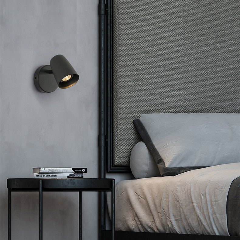 Drum Shape Round Iron Wall Lamp