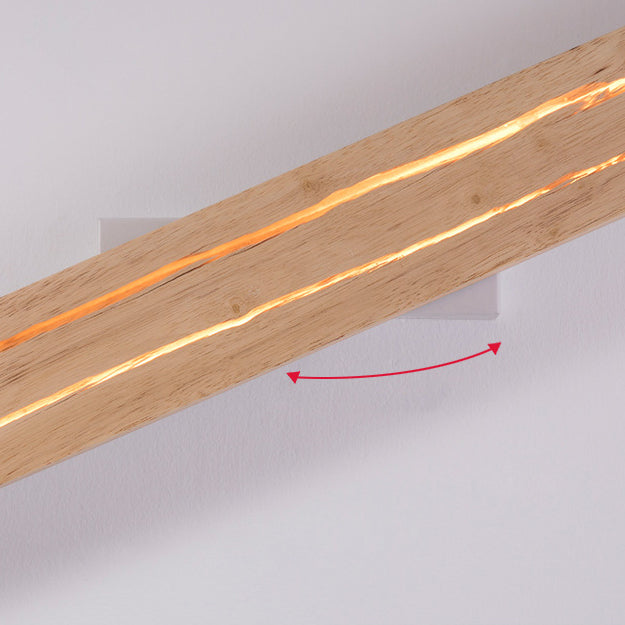 Rectangular Rotatable Log Crack Wall Lamp