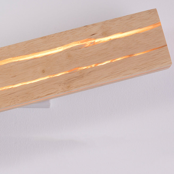 Rectangular Rotatable Log Crack Wall Lamp