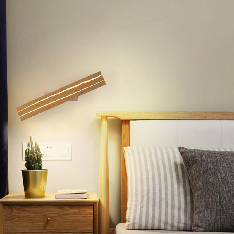 Rectangular Rotatable Log Crack Wall Lamp