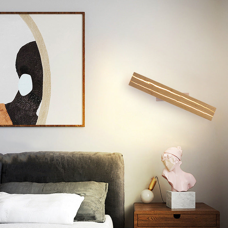 Rectangular Rotatable Log Crack Wall Lamp