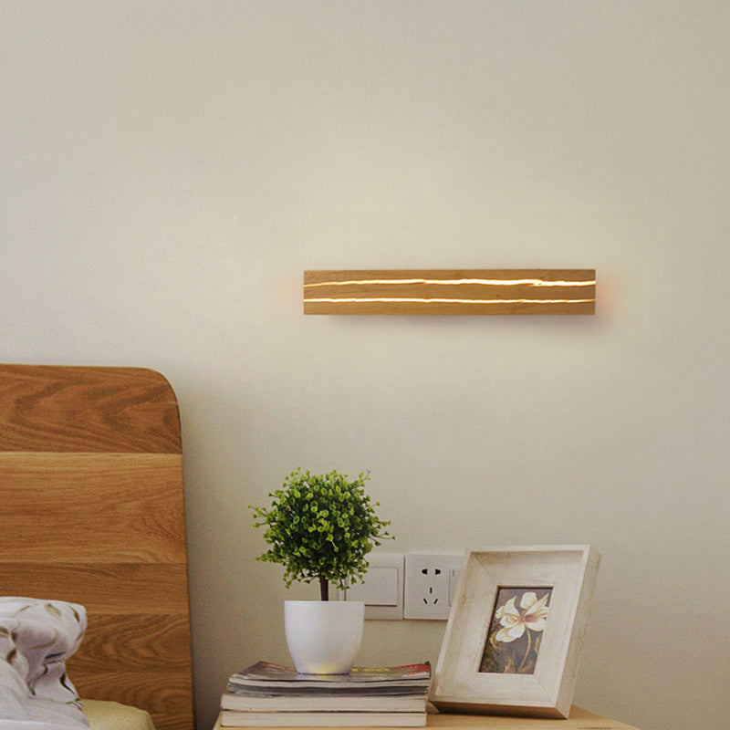 Rectangular Rotatable Log Crack Wall Lamp