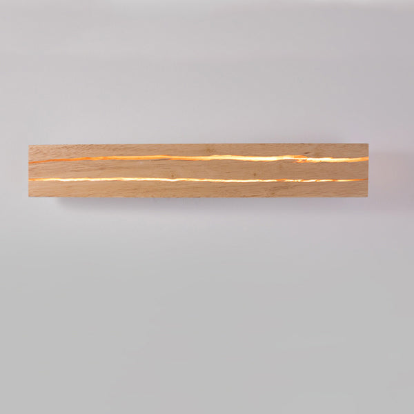 Rectangular Rotatable Log Crack Wall Lamp