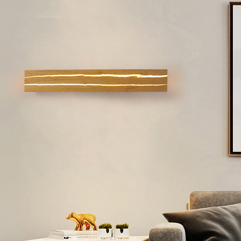 Rectangular Rotatable Log Crack Wall Lamp