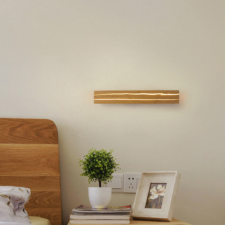 Rectangular Rotatable Log Crack Wall Lamp