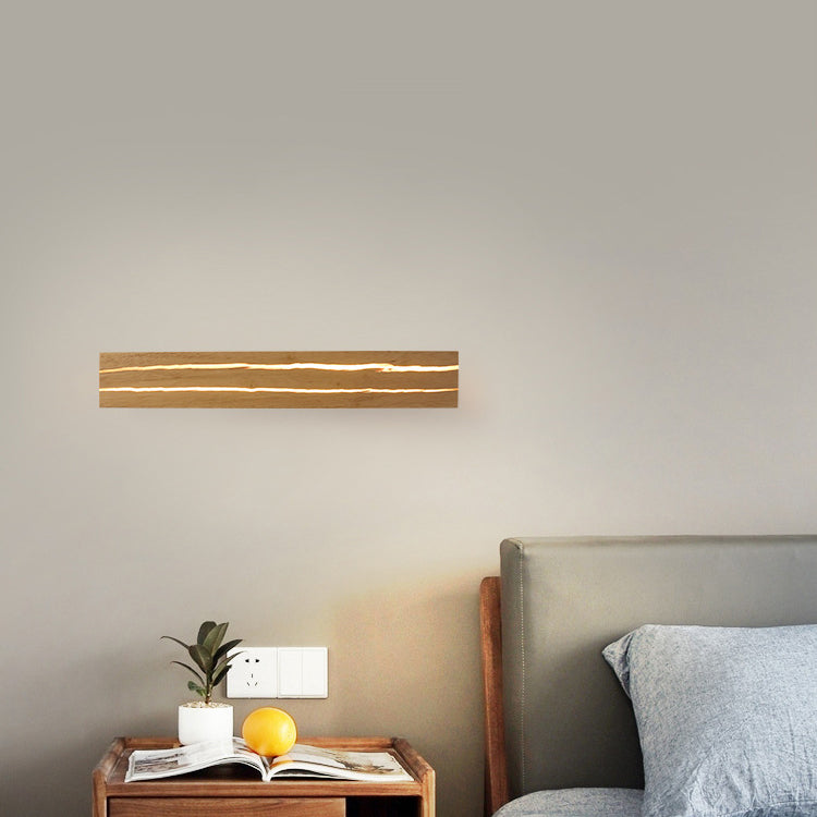 Rectangular Rotatable Log Crack Wall Lamp