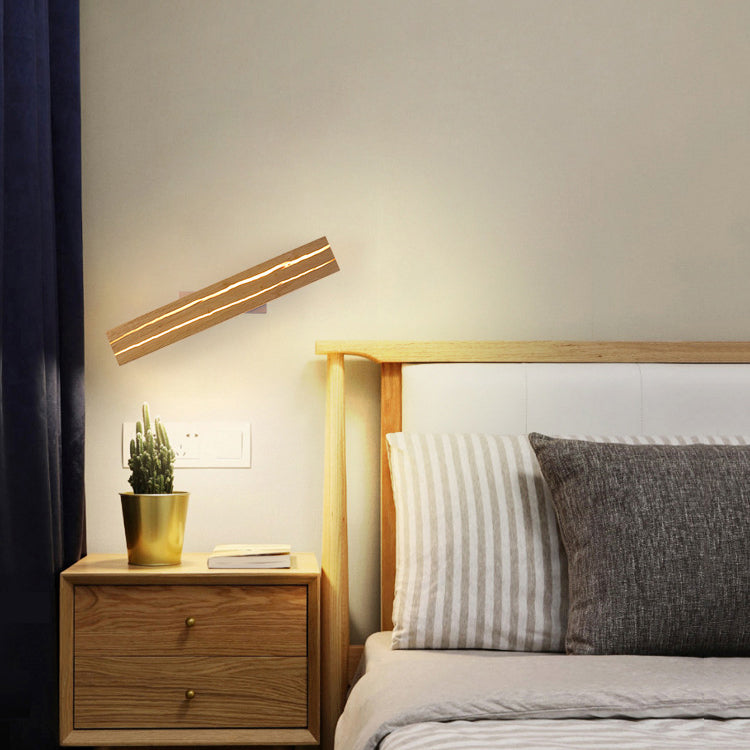 Rectangular Rotatable Log Crack Wall Lamp