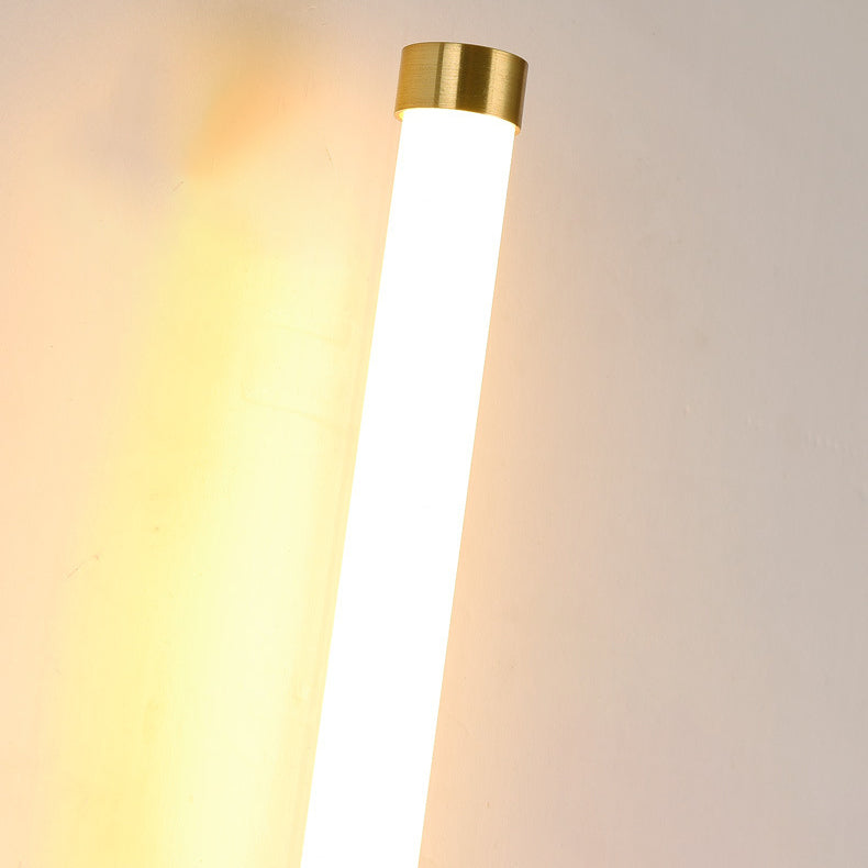 Round Long Strip Iron Wall Lamp