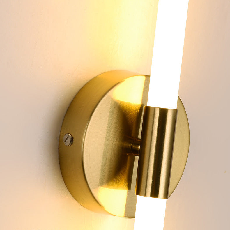 Round Long Strip Iron Wall Lamp