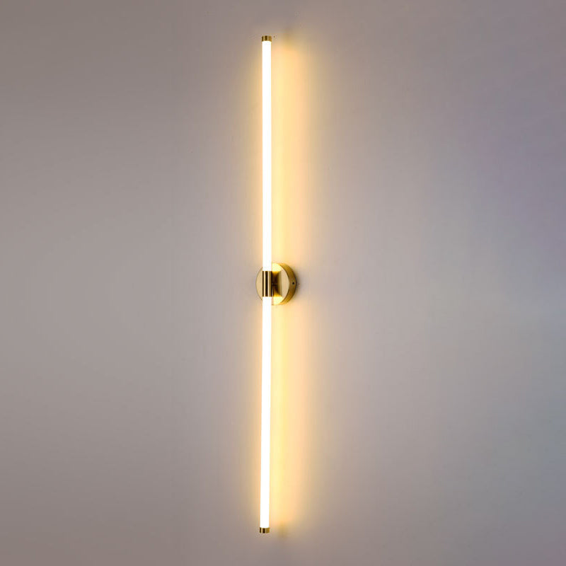 Round Long Strip Iron Wall Lamp