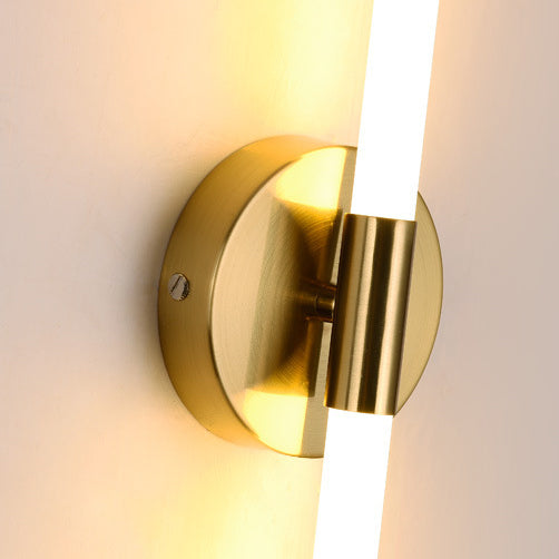 Round Long Strip Iron Wall Lamp