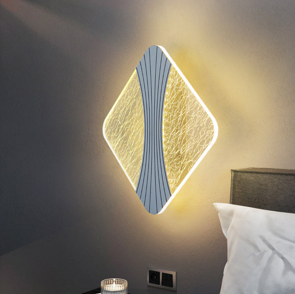 Round Square Hardware Acrylic Wall Lamp