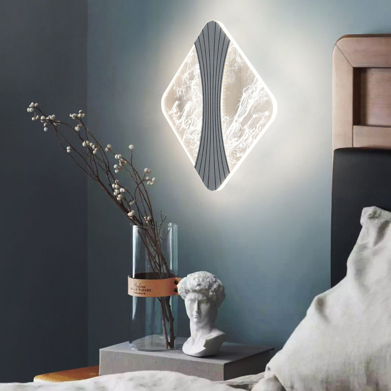 Round Square Hardware Acrylic Wall Lamp