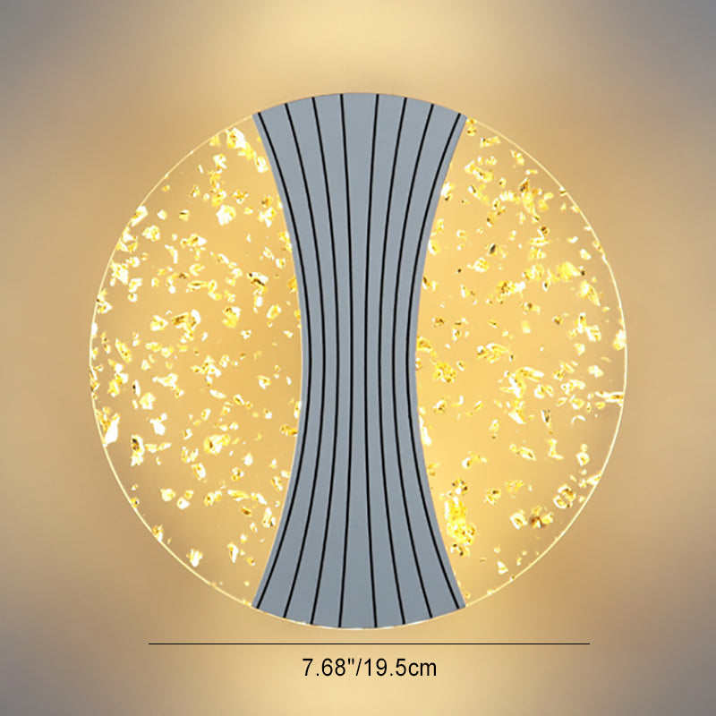 Round Square Hardware Acrylic Wall Lamp