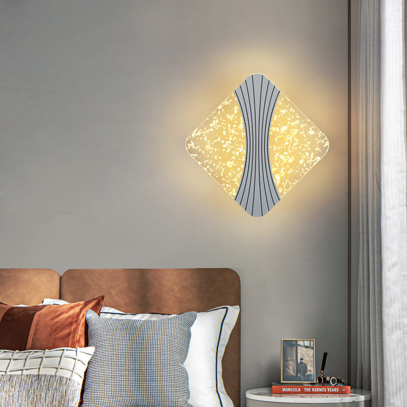 Round Square Hardware Acrylic Wall Lamp