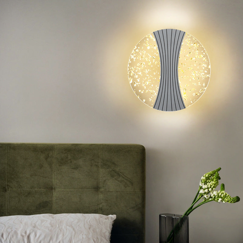 Round Square Hardware Acrylic Wall Lamp