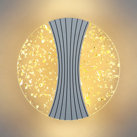 Round Square Hardware Acrylic Wall Lamp