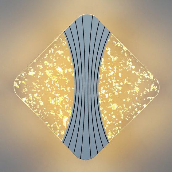 Round Square Hardware Acrylic Wall Lamp