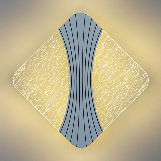 Round Square Hardware Acrylic Wall Lamp