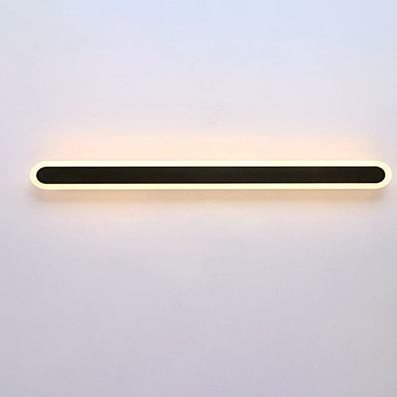 Long Oval Strip Acrylic Wall Lamp