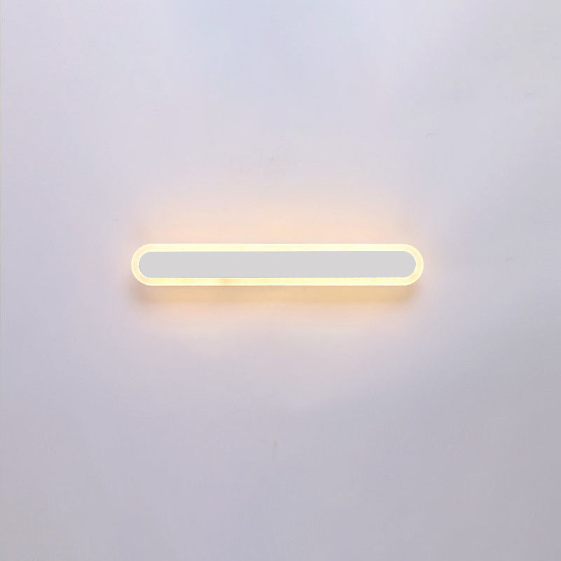 Long Oval Strip Acrylic Wall Lamp