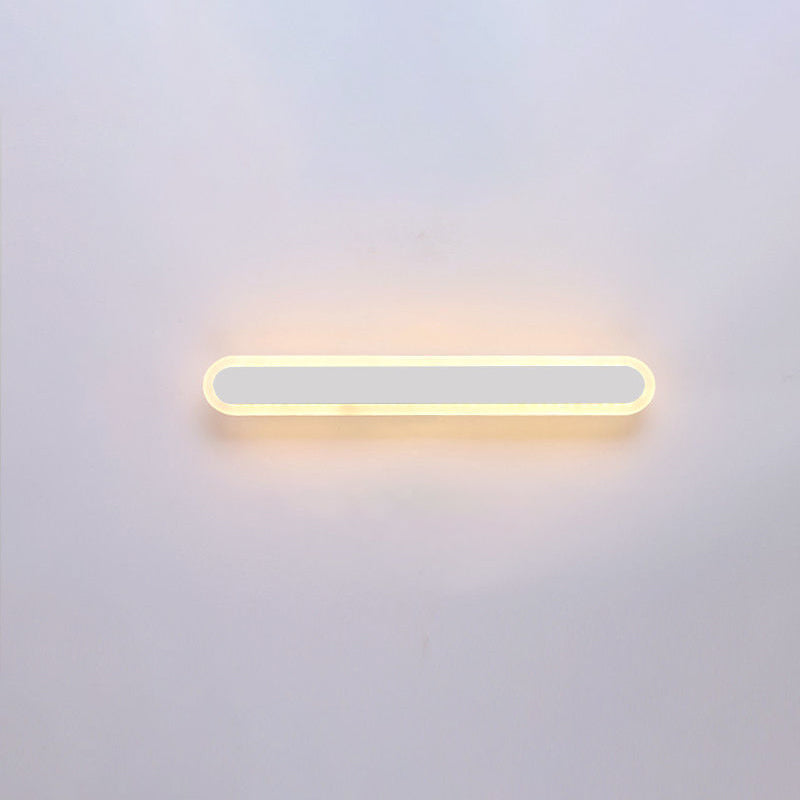 Long Oval Strip Acrylic Wall Lamp