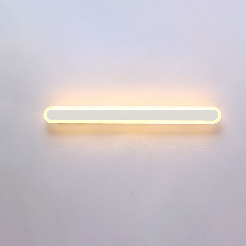 Long Oval Strip Acrylic Wall Lamp