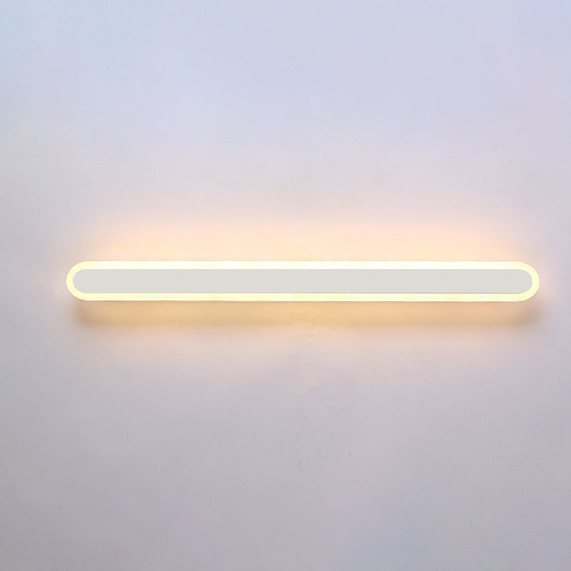 Long Oval Strip Acrylic Wall Lamp