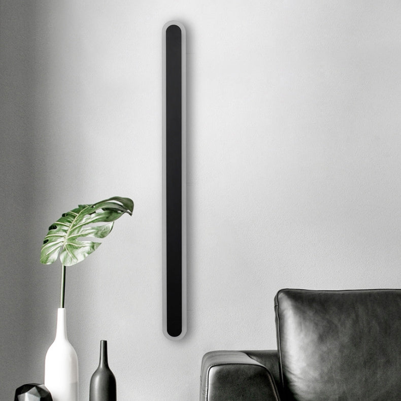 Long Oval Strip Acrylic Wall Lamp