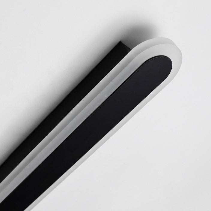 Long Oval Strip Acrylic Wall Lamp