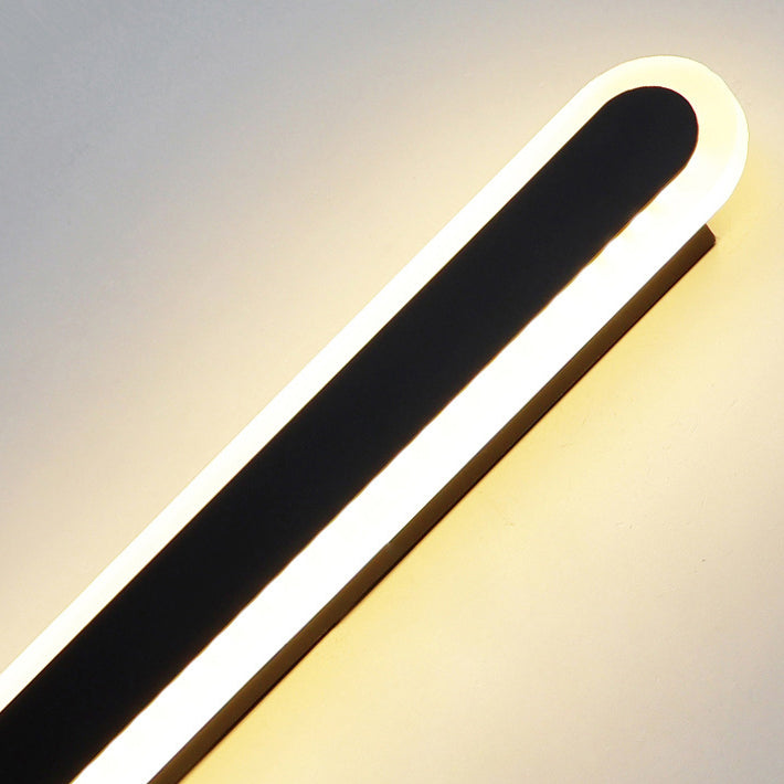 Long Oval Strip Acrylic Wall Lamp