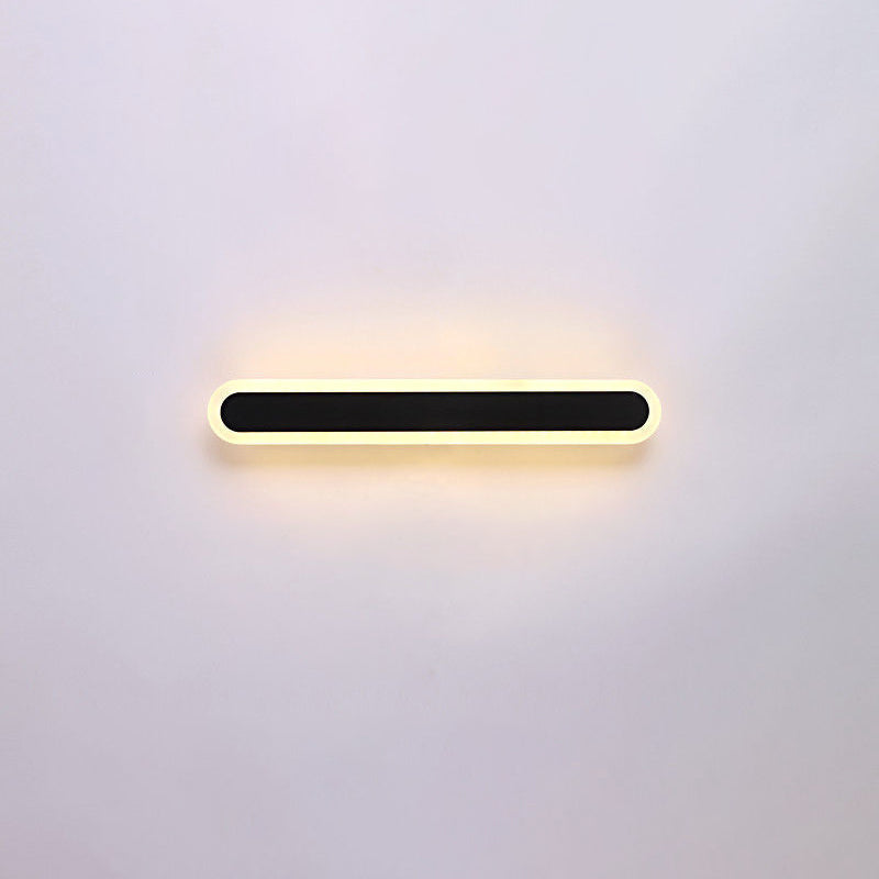 Long Oval Strip Acrylic Wall Lamp