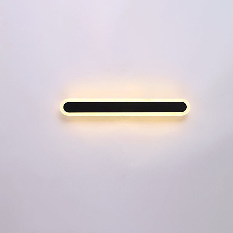 Long Oval Strip Acrylic Wall Lamp