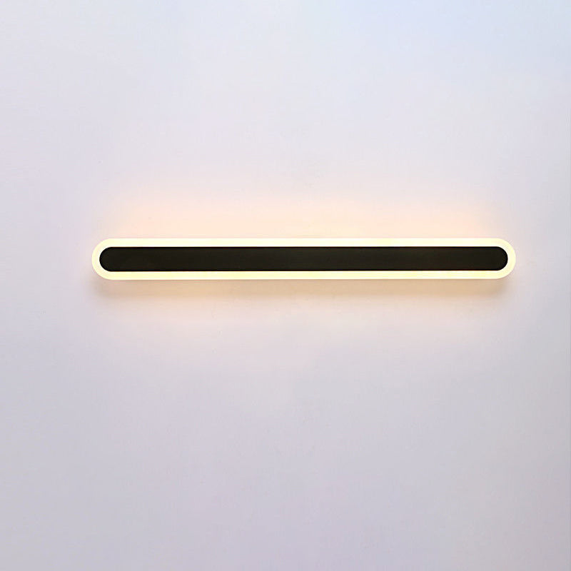 Long Oval Strip Acrylic Wall Lamp