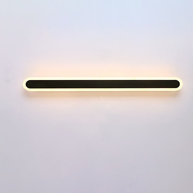 Long Oval Strip Acrylic Wall Lamp