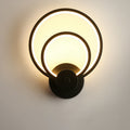 Double Round Square Shape Wall Lamp