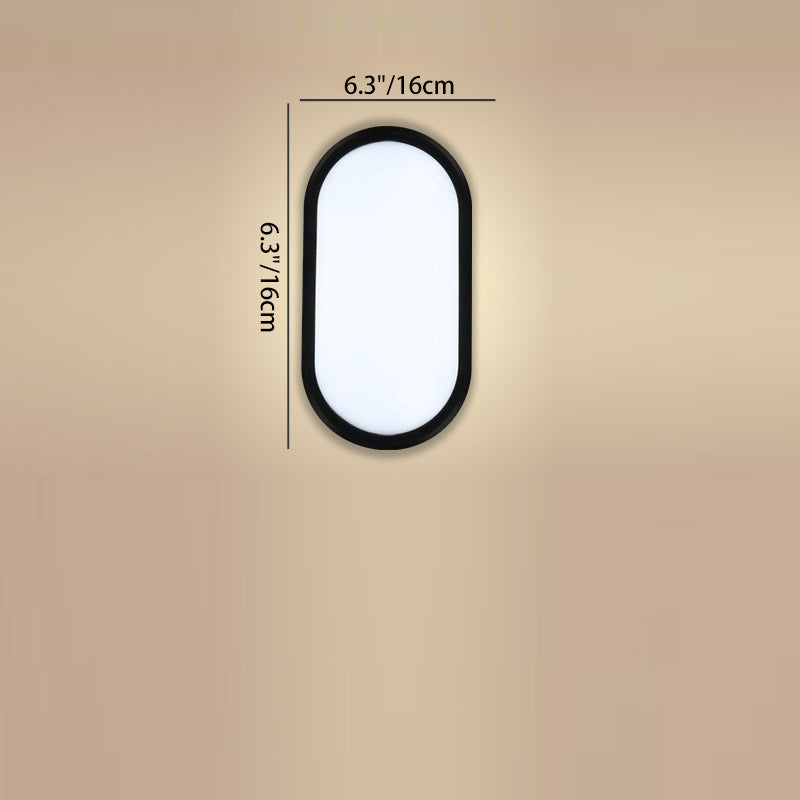 Oval PP PC Outdoor Light