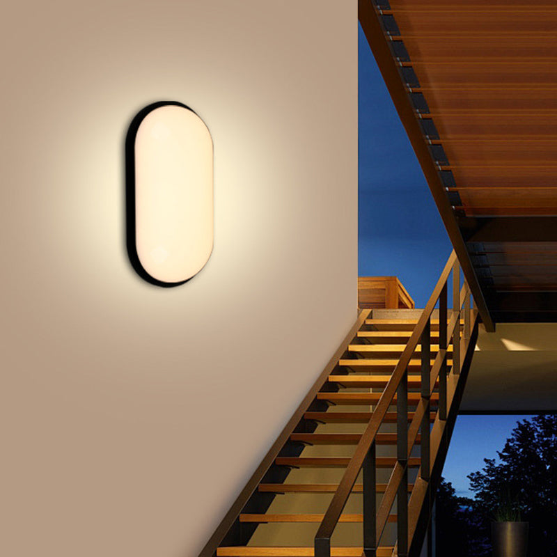 Oval PP PC Outdoor Light