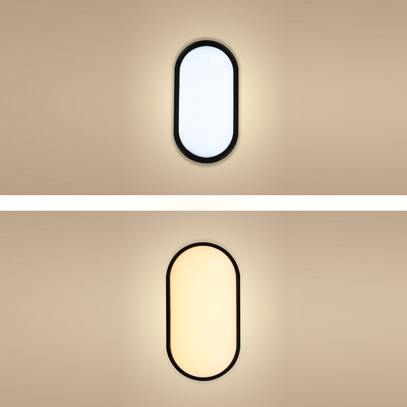 Oval PP PC Outdoor Light