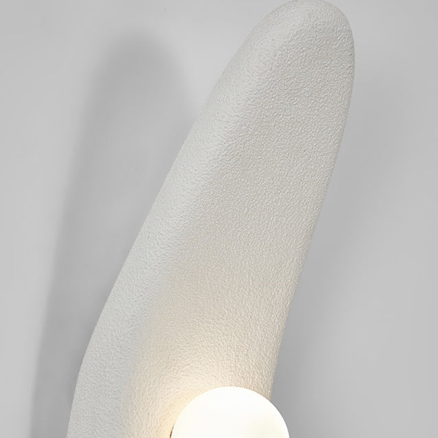Irregular Long Curved Oval Wall Lamp