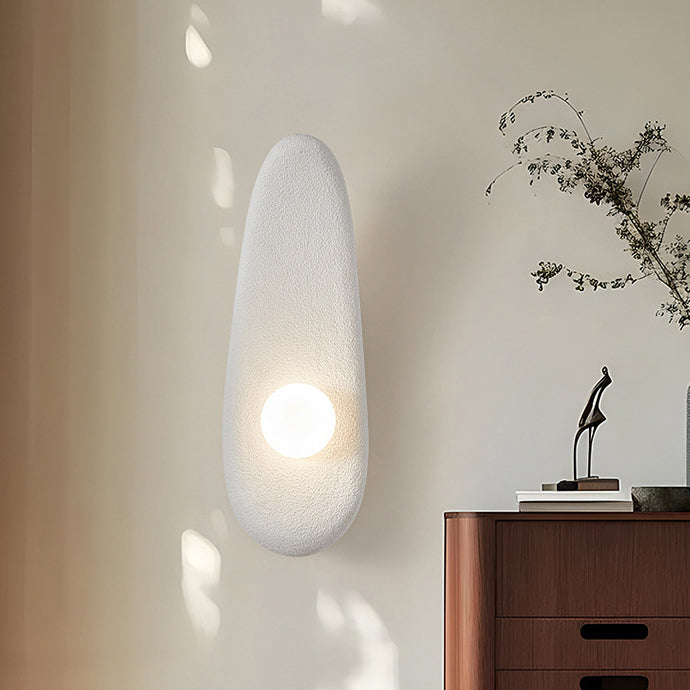 Irregular Long Curved Oval Wall Lamp